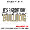 It's a Bulldog Thing embroidery design, Bulldog embroidery, Sport embroidery,Logo sport embroidery,Embroidery design.jpg