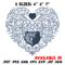 Memphis Grizzlies heart embroidery design, NBA embroidery, Sport embroidery,Embroidery design, Logo sport embroidery.jpg