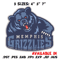 Memphis Grizzlies logo embroidery design,NBA embroidery, Sport embroidery,Embroidery design, Logo sport embroidery.jpg
