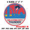 Oklahoma City Thunder logo embroidery design,NBA embroidery,Sport embroidery,Embroidery design, Logo sport embroidery.jpg