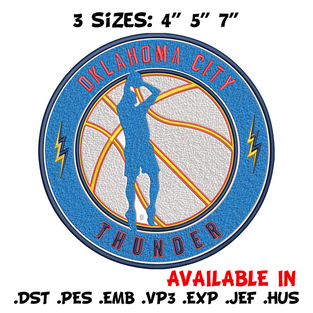 Oklahoma Thunder design embroidery design, NBA embroidery, Sport embroidery, Embroidery design, Logo sport embroidery..jpg