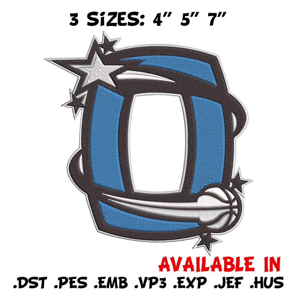 Orlando Magic design embroidery design, NBA embroidery,Sport embroidery, Embroidery design, Logo sport embroidery..jpg
