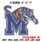 University of Memphis logo embroidery design, NCAA embroidery, Sport embroidery,Logo sport embroidery,Embroidery design.jpg