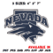 University of Nevada logo embroidery design, NCAA embroidery, Embroidery design, Logo sport embroidery, Sport embroidery.jpg