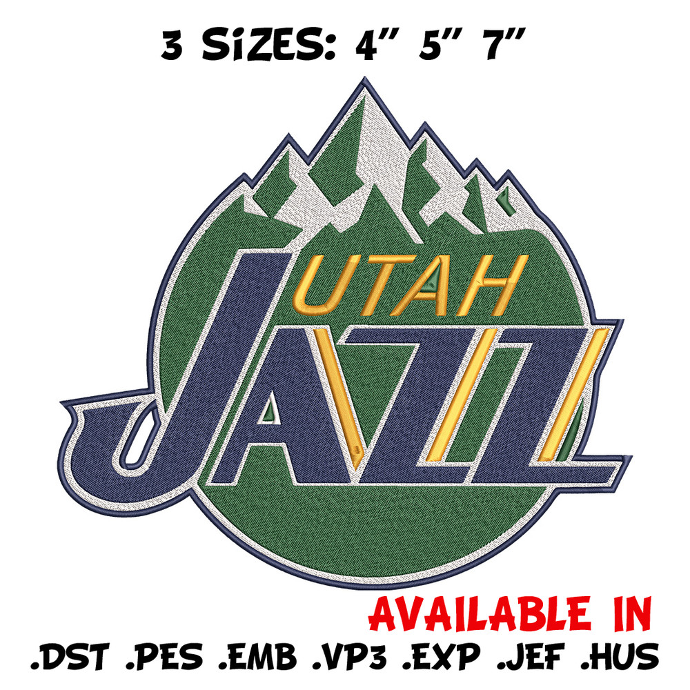 Utah Jazz logo embroidery design, NBA embroidery, Sport embroidery, Embroidery design,Logo sport embroidery..jpg