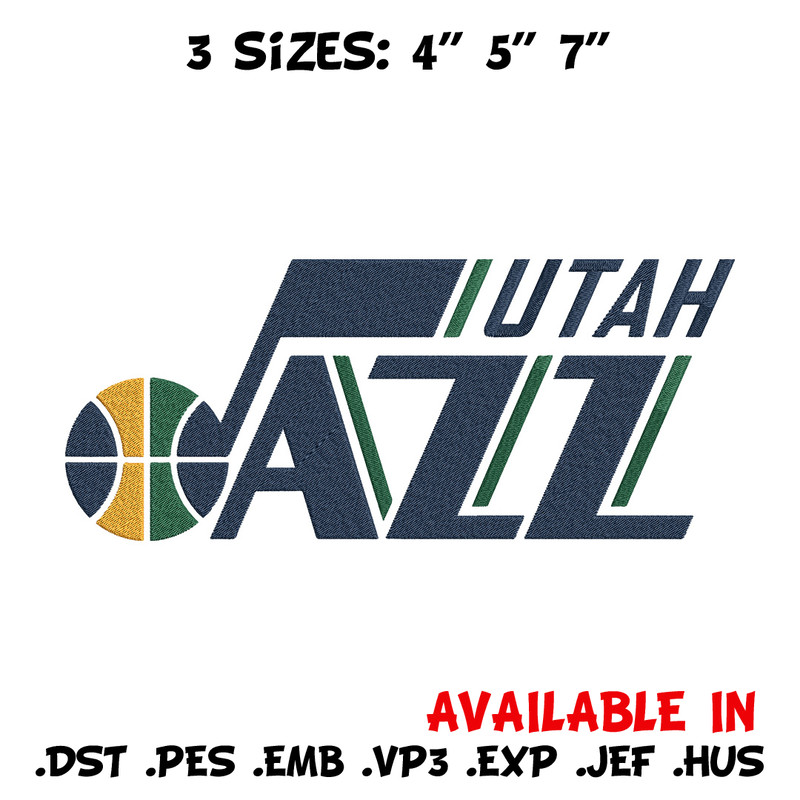 Utah Jazz logo embroidery design,NBA embroidery,Sport embroidery, Embroidery design, Logo sport embroidery..jpg