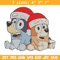 Bluey x Bingo Embroidery Design, Bluey Embroidery, Embroidery File, Chrismas Embroidery, Anime shirt, Digital download.jpg