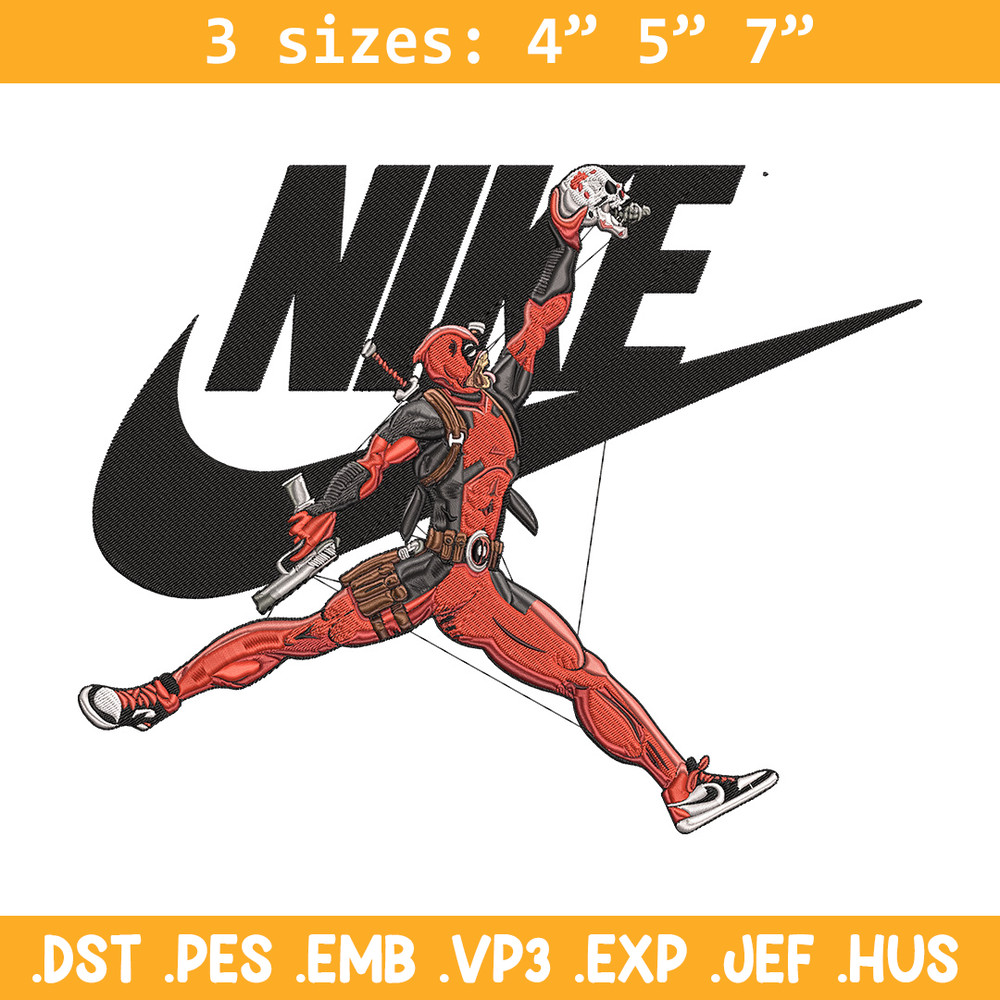 Deadpool nike Embroidery Design, Deadpool Embroidery, Embroidery File,Nike Embroidery, Anime shirt, Digital download.jpg