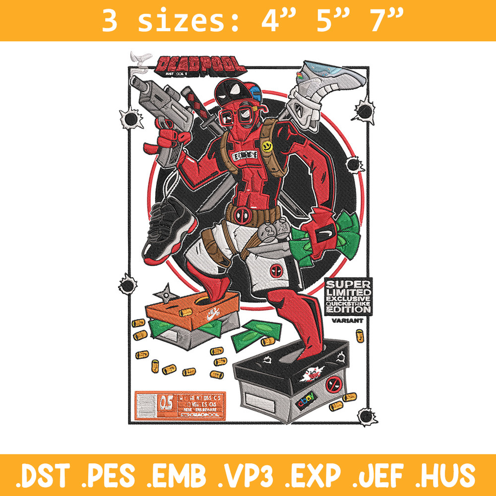 Deadpool poster Embroidery Design, Deadpool Embroidery, Embroidery File, Anime Embroidery, Anime shirt, Digital download..jpg