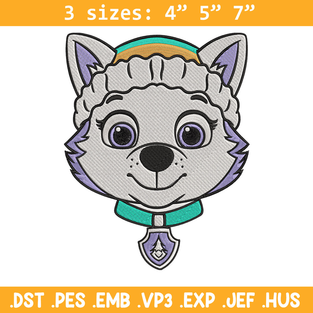 Everest Dog Embroidery Design, Paw Patrol Embroidery, Embroidery File,Anime Embroidery, Anime shirt,Digital download.jpg