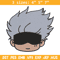Gojo chibi Embroidery Design, Jujutsu Embroidery, Embroidery File, Anime Embroidery, Anime shirt, Digital download.jpg