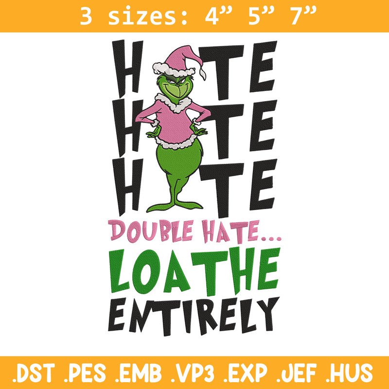 Grinchmas Embroidery Design, Grinch Embroidery, Embroidery File, Chrismas Embroidery, Anime shirt,Digital download..jpg