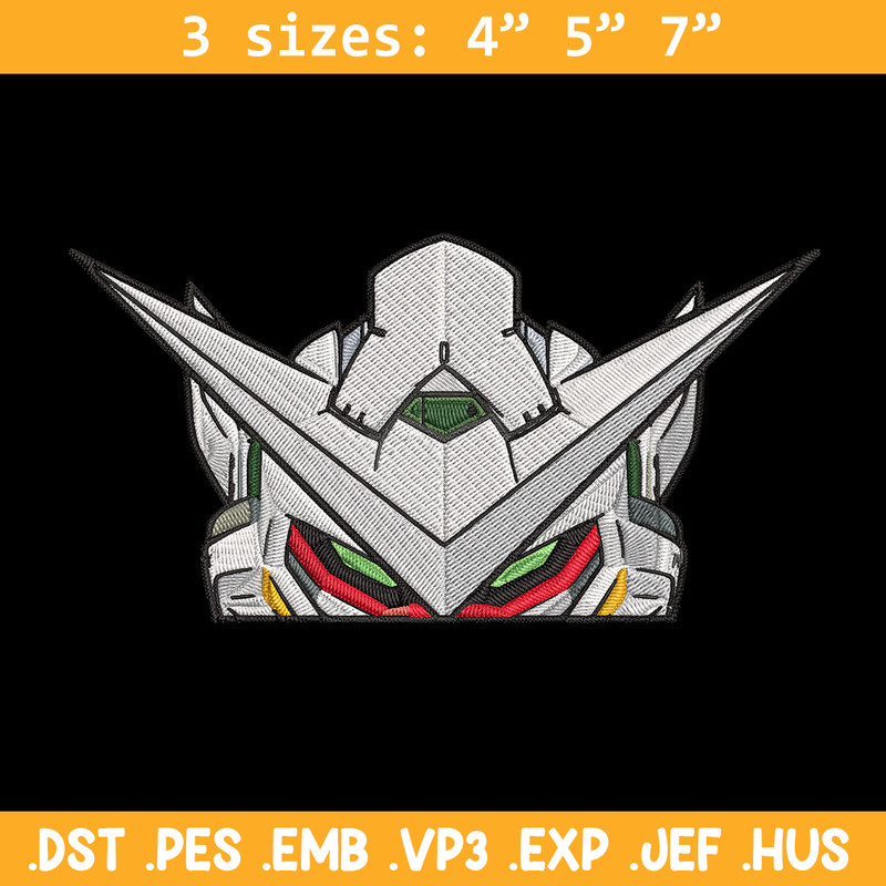 Gundam Peeker Embroidery Design, Gundam Embroidery, Embroidery File, Anime Embroidery, Anime shirt, Digital download.jpg