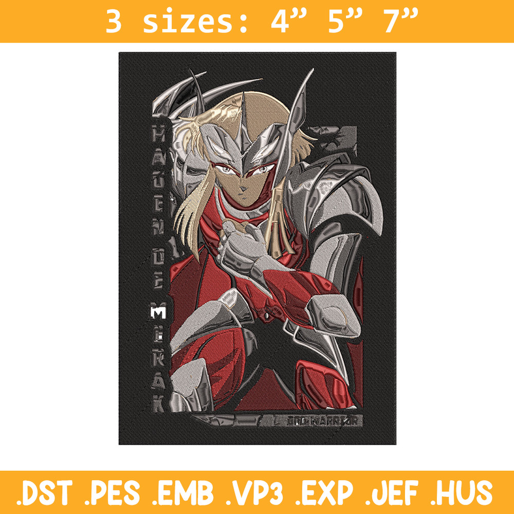 Hagen poster Embroidery Design, Saint Seiya Embroidery, Embroidery File, Anime Embroidery, Anime shirt, Digital download.jpg