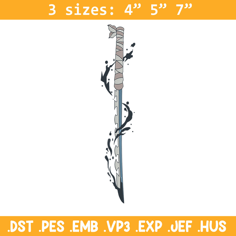 Inosuke sword Embroidery Design, Demon slayer Embroidery, Embroidery File, Anime Embroidery,Anime shirt,Digital download.jpg