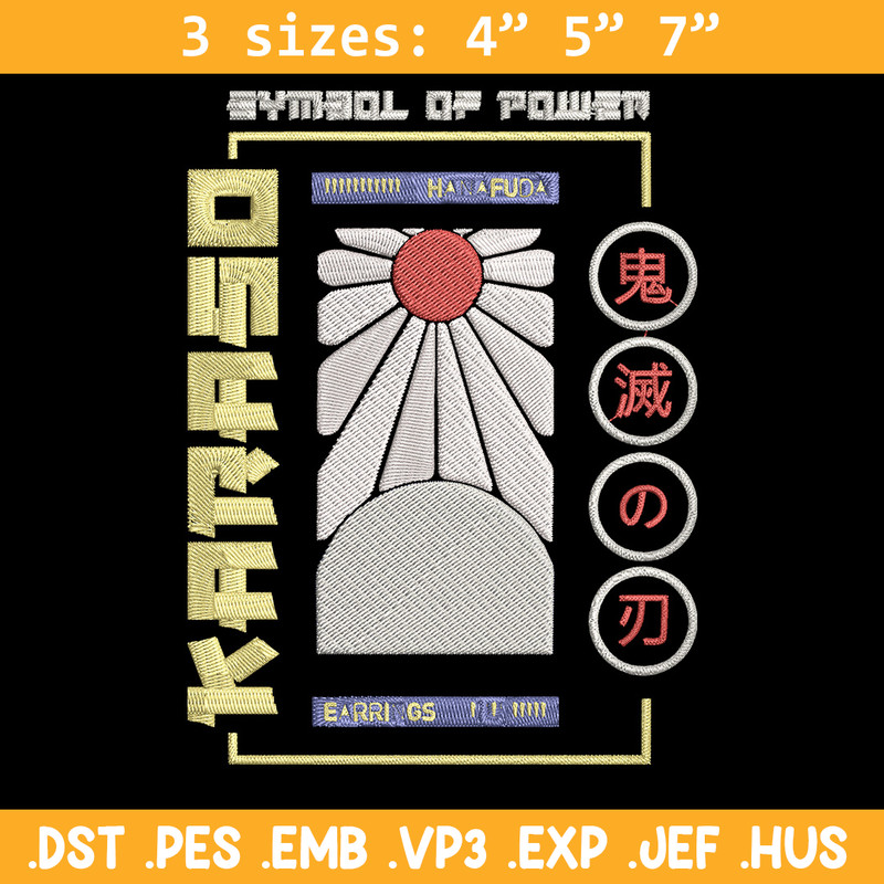 Japan Flag Embroidery Design, Flag Embroidery, Embroidery File, Anime Embroidery, Anime shirt, Digital download.jpg