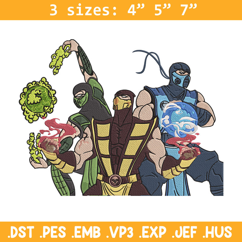 Mortal Kombat Ninja Embroidery Design, Mortal Embroidery, Embroidery File, Anime Embroidery,Anime shirt,Digital download.jpg