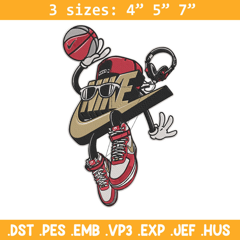 Nike Basketball Logo Embroidery Design, Nike Embroidery, Embroidery File, Anime Embroidery, Anime shirt,Digital download.jpg