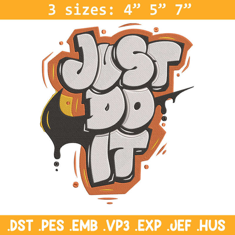 Nike just do it Embroidery Design, Logo Embroidery, Embroidery File, Nike Embroidery, Anime shirt, Digital download..jpg