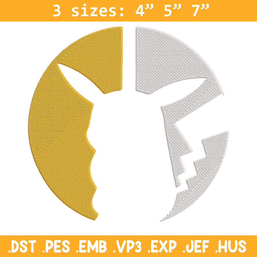 Pikachu poster Embroidery Design, Pokemon Embroidery, Embroidery File, Anime Embroidery, Anime shirt, Digital download.jpg