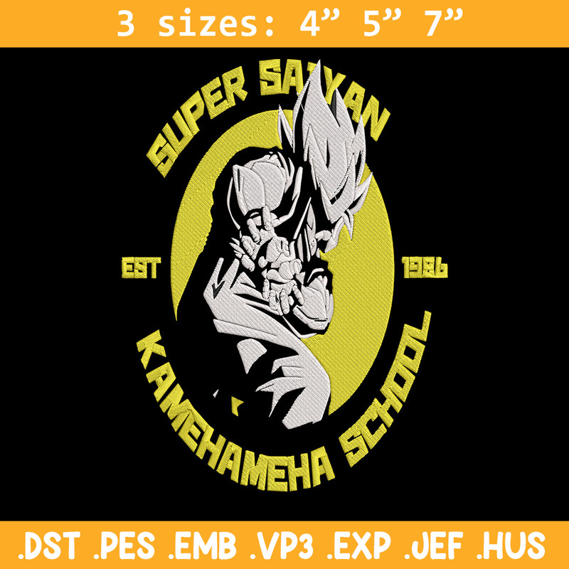 Super saiyan Embroidery Design, Dragonball Embroidery, Embroidery File, Anime Embroidery, Anime shirt, Digital download.jpg