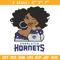 Charlotte Hornets girl embroidery design, NBA embroidery, Sport embroidery, Embroidery design, Logo sport embroidery..jpg