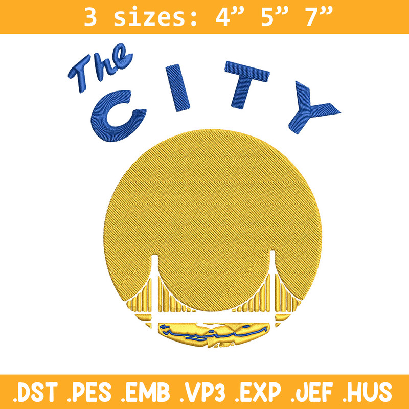 Golden State Warriors logo embroidery design, NBA embroidery, Sport embroidery,Embroidery design,Logo sport embroidery.jpg