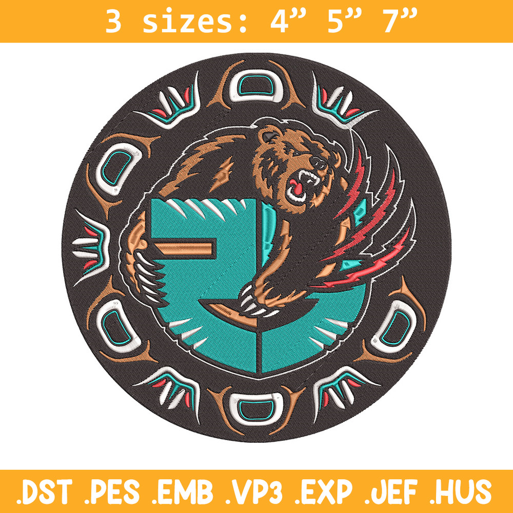 Memphis Grizzlies design embroidery design, NBA embroidery,Sport embroidery,Embroidery design, Logo sport embroidery.jpg