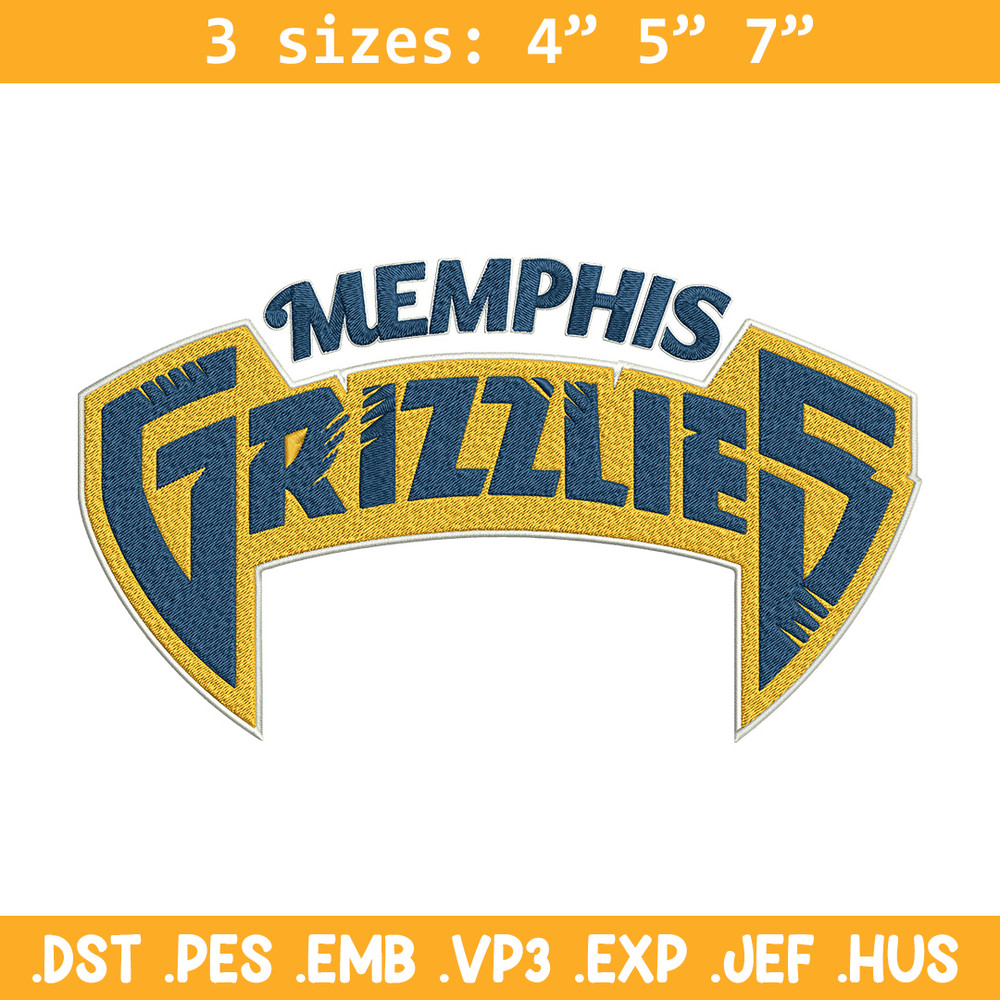 Memphis Grizzlies logo embroidery design, NBA embroidery, Sport embroidery,Embroidery design, Logo sport embroidery.jpg