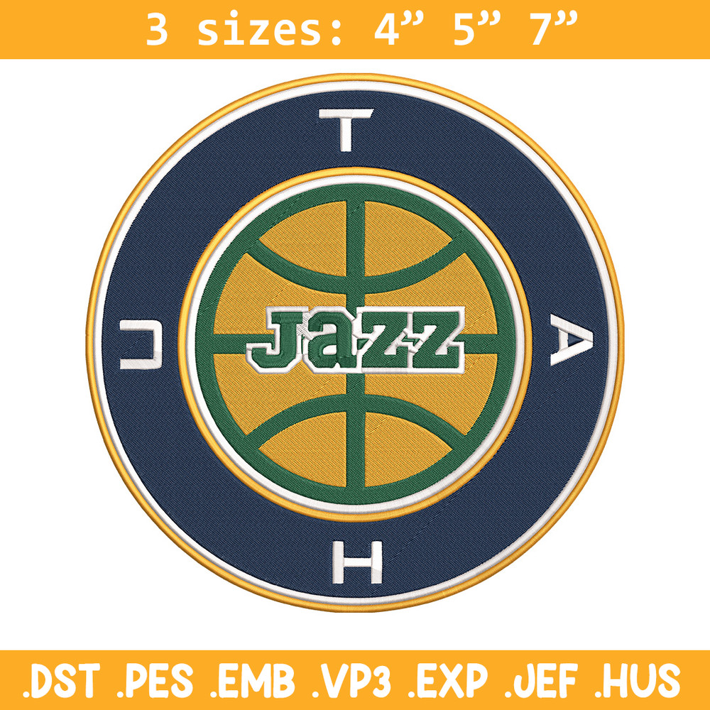 Utah Jazz logo embroidery design, NBA embroidery, Sport embroidery,Embroidery design,Logo sport embroidery.jpg