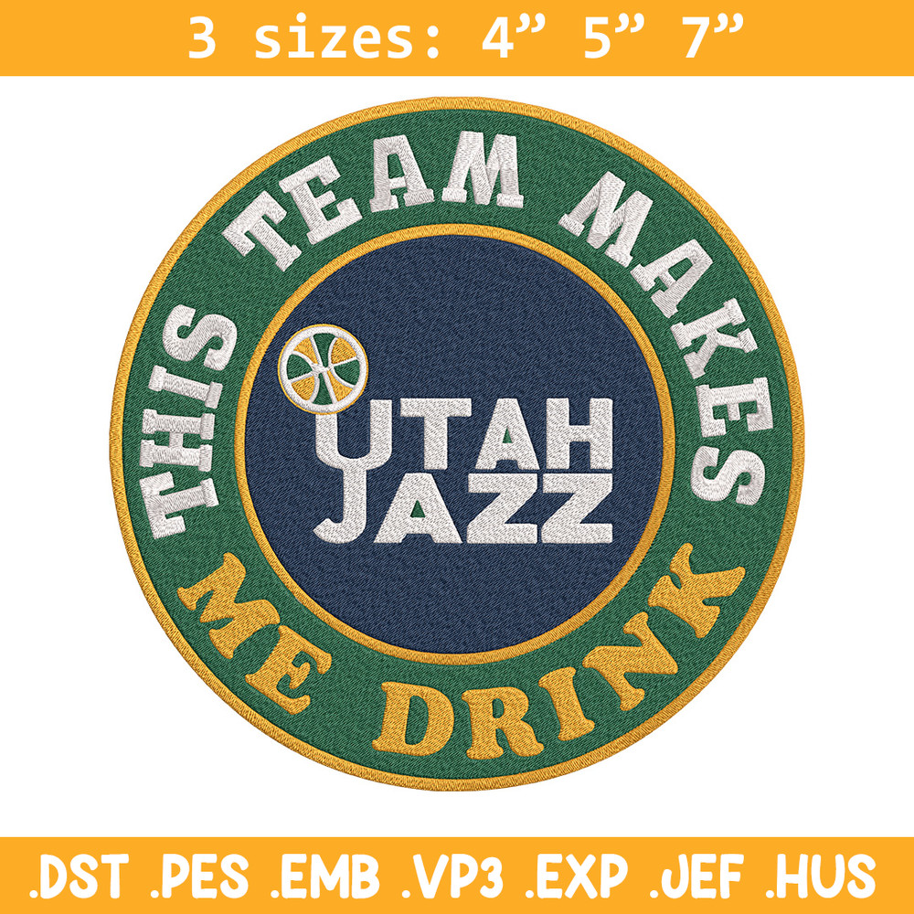 Utah Jazz logo embroidery design, NBA embroidery,Sport embroidery,Embroidery design, Logo sport embroidery..jpg