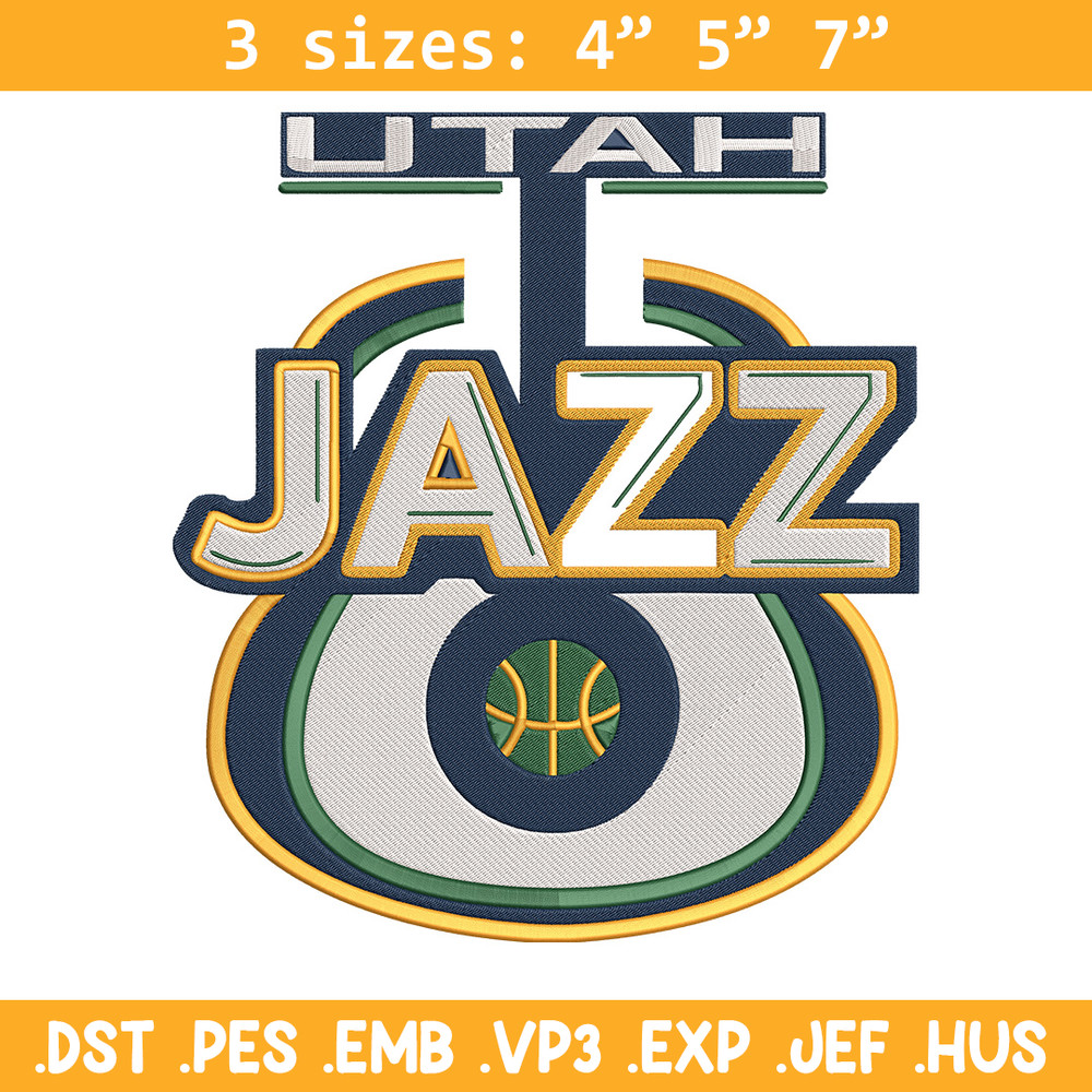 Utah Jazz logo embroidery design, NBA embroidery,Sport embroidery,Embroidery design, Logo sport embroidery.jpg