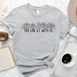 you can sit with us, christian t-shirt, religious gift, jesus sweatshirt, christian church apparel, easter lords