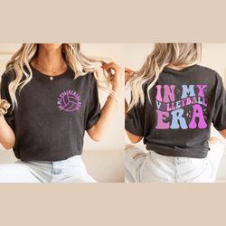 in my volleyball era sweatshirt, volleyball shirt, gift for volleyball player, volleyball coach gift, volleyball mom