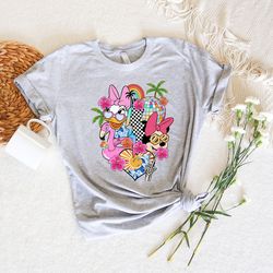 retro minnie and daisy shirt, minnie and daisy summer shirt, beach shirt, summer women tshirt, disney women beach shirt