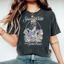 retro disney snow white princess shirt, snow white and the seven dwarfs t-shirt, disney princess, walt disney world, dis
