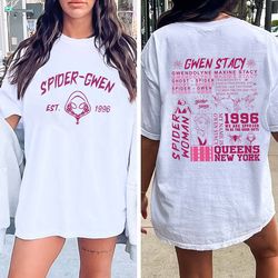spider-man across the spider-verse gwen t-shirt, ghost spider gwen stacy shirt, spider peter parker, mcu fan gift, spide