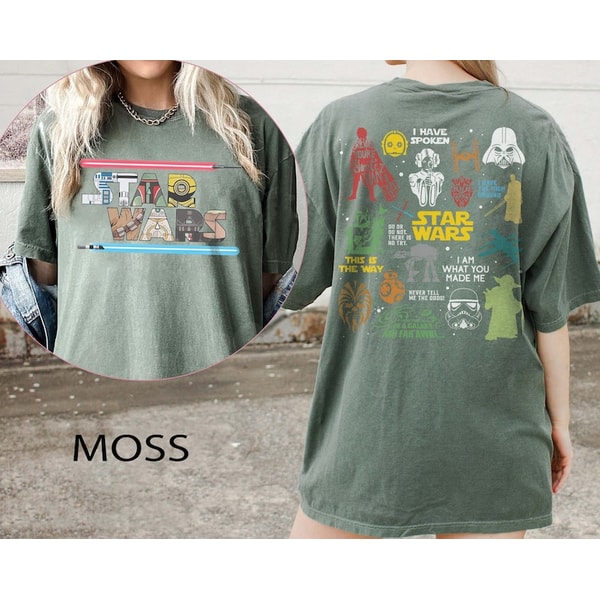 Disney Star Wars Shirt, Star Wars Characters Shirt, Disney T - Inspire ...