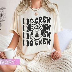 minnie mouse shirt, i do crew shirt, minnie bride shirt, disney bride shirt, disney bridal party shirt, disney shirt,