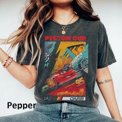 Retro Lightning McQueen Shirt, Piston Cup Shirt, Radiator Springs Shirt, Disney Cars Birthday Shirt, Disneyland Shirt