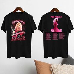 2024 Nicki Minaj Tour T-Shirt, Nicki Minaj Pink Friday 2 Concert Shirt, Nicki Minaj Fan Gift, Nicki Minaj Merch, Rapper