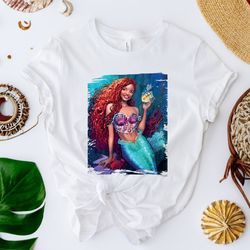 The Little Mermaid Shirt, Black Girl Magic Shirt, Black Queen Shirt, The Little Mermaid Live Action, Disneyland Shirt