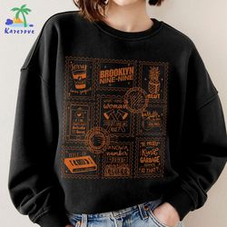 brooklyn nine-nine vintage stamps art shirt, brooklyn 99 sweatshirt, brooklyn nine-nine fan gift, captain holt, b99 sitc