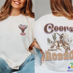 coors rodeo 90s cowboy tshirt, vintage cowboy shirt, coors cowboy shirt, western shirt, trendy shirt