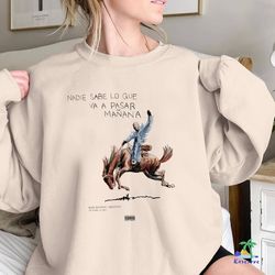 bad bunny most wanted tour 2024 shirt, bad benito mugshot most wanted bunny tour shirt | nadie sabe lo que va a pasar ma