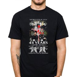 mode memento mori 44 years 1980 - 2024 thank you for the memories t-shirt