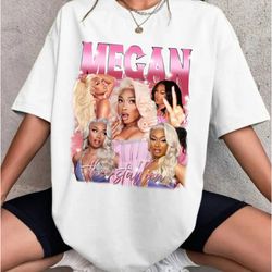 Limited Megan Thee Stallion Shirt, Vintage Megan Thee Stallion 90s Shirt, Rapper Megan Thee Stallion Bootleg Shirt