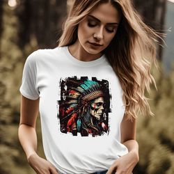Chief Woman Shirt, Native Tee, Tribal Top, American Indian Top, Warrior T-shirt, Indigenous Tee, Brave Top, Strong Woman