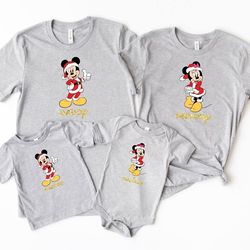 personalized christmas shirts, disney shirt, custom name shirt, mickey mouse shirt, personalized gift for christmas, san