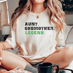 admother legend shirt, sister in law gift, funny godparent tee gift, gift for aunt lover, godmother crewneck shirt